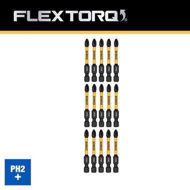 DEWALT 2.25 in Phillips #2 Flextorq 15pk, large image number 1