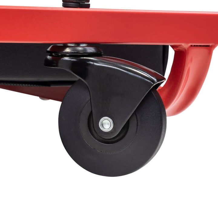 Sunex 4 Caster Creeper Black/Red, large image number 4