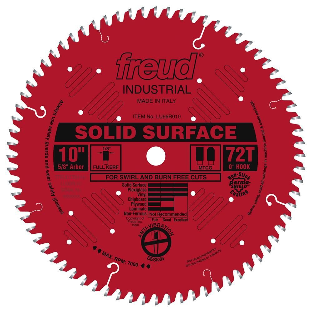 Freud 10in Solid Surface Blade, large image number 1