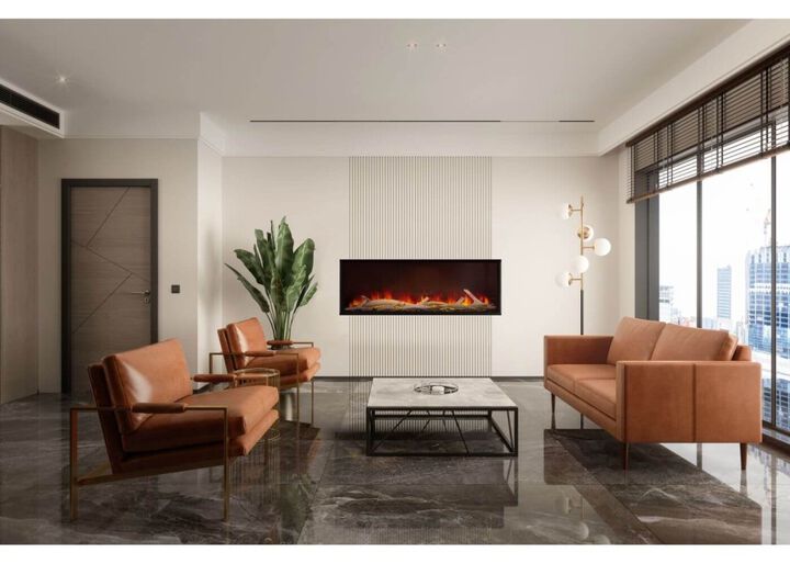 Napoleon Astound Electric 62 Inch Single-Sided Built-In Fireplace Black, large image number 8