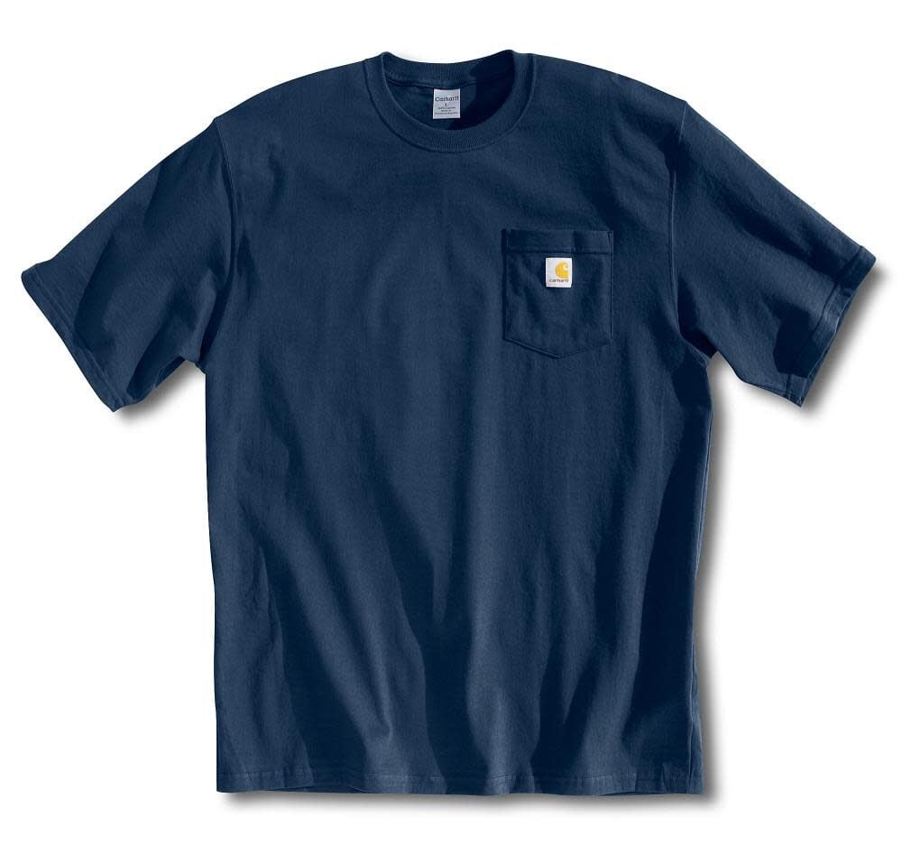 Carhartt Men's Workwear Pocket T-Shirt Navy 3Xl Tall, large image number 1