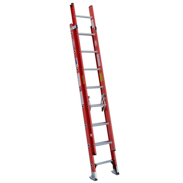 Werner 16-ft Fiberglass 300-lb Type IA Extension Ladder