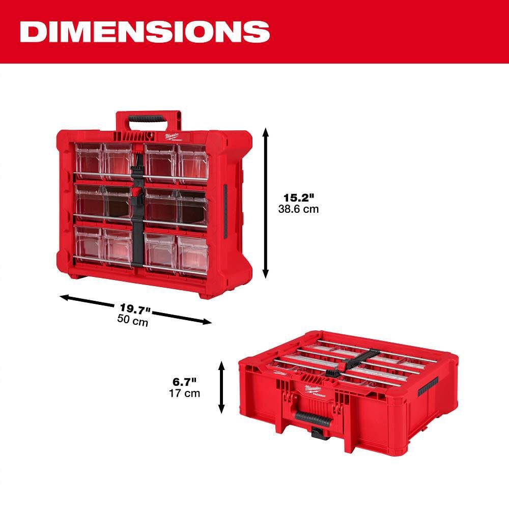 Milwaukee PACKOUT Tilt Bin Organizer, large image number 3