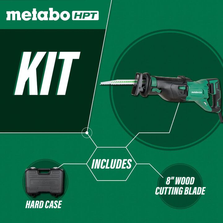 Metabo HPT Promotional 11 Amp Reciprocating Saw, large image number 4