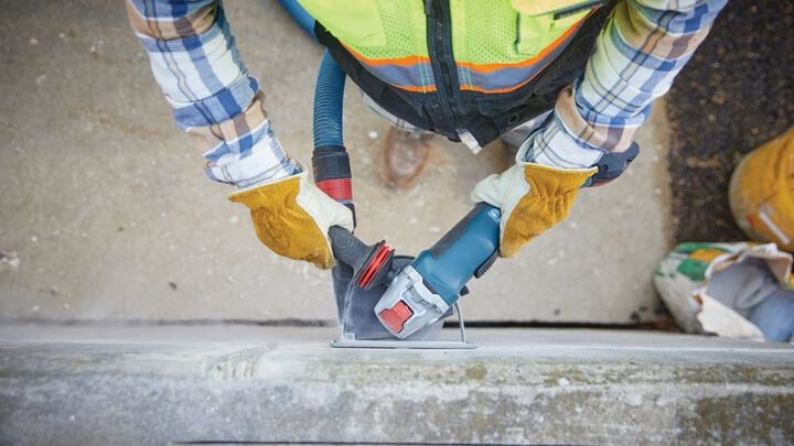Bosch 18V X-LOCK Brushless 4-1/2 to 5 Inch Angle Grinder (Bare Tool) Reconditioned, large image number 6