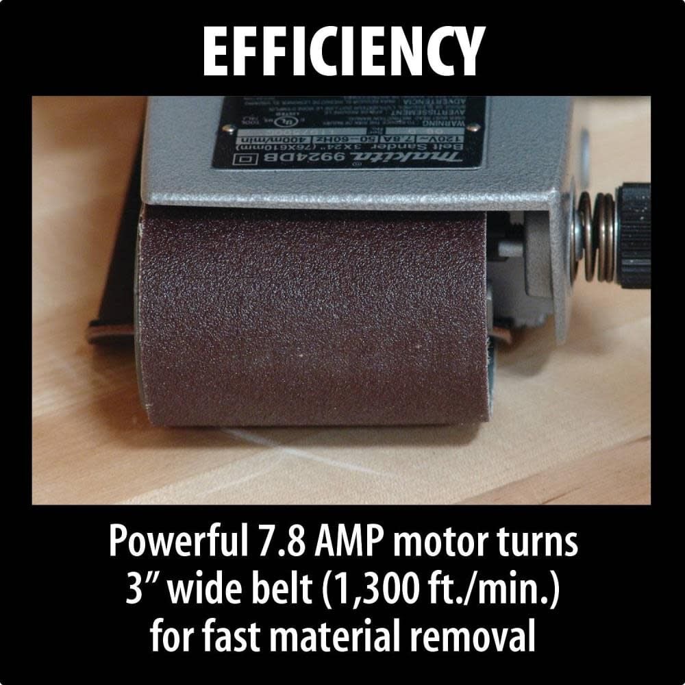 Makita Belt Sander (3 In. x 24 In.) 9924DB - Acme Tools