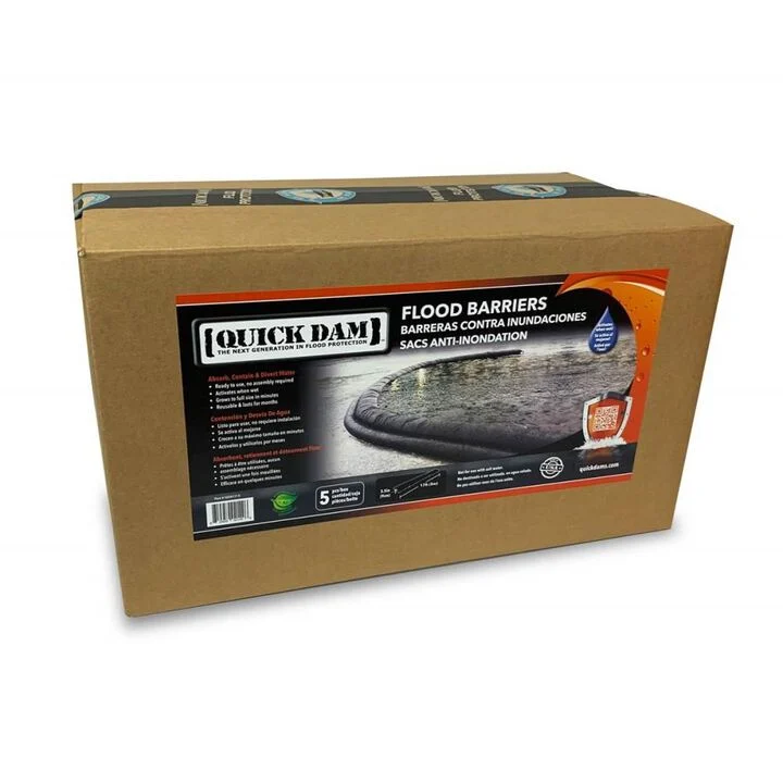 Quick Dam 17ft Flood Barriers 5/Pack
