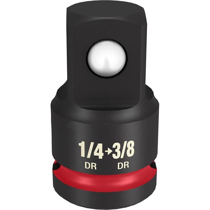 Milwaukee SHOCKWAVE Impact Duty Adapter 1/4inch Drive to 3/8inch Drive, large image number 0