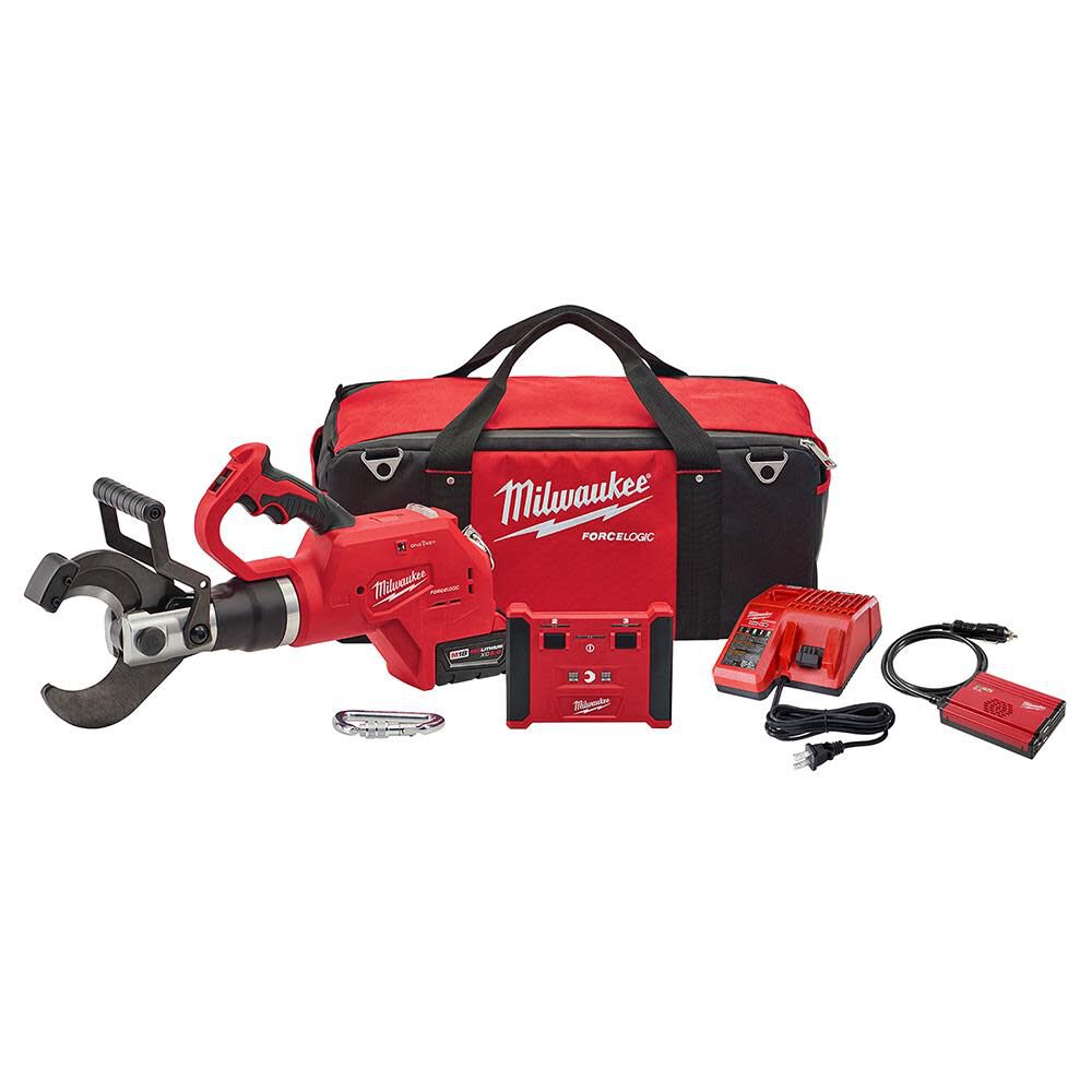 Milwaukee M18 FORCE LOGIC 3 in. Underground Cable Cutter with Wireless  Remote 2776R-21 - Acme Tools