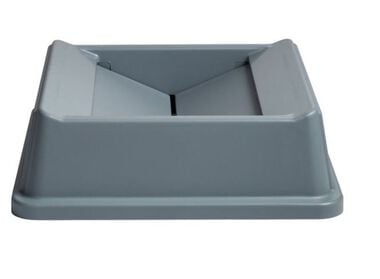 Rubbermaid Gray Resin Square Swing Lid for 25 & 35 Gallon Square Container