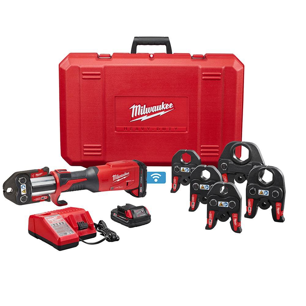 Milwaukee M18 FORCE LOGIC ONE-KEY Press Tool with 1/2"-2" CTS Jaws and M12 3/8"-1" Copper Tubing Cutter , large image number 12
