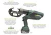 Greenlee 12 Ton Battery Crimper Kit with 230V Charger and 2 18V 4 Ah Batteries, small image number 2
