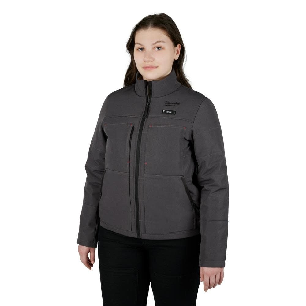 Milwaukee M12 Womens Heated AXIS Jacket Kit Gray Size 2XL – 234G-212X