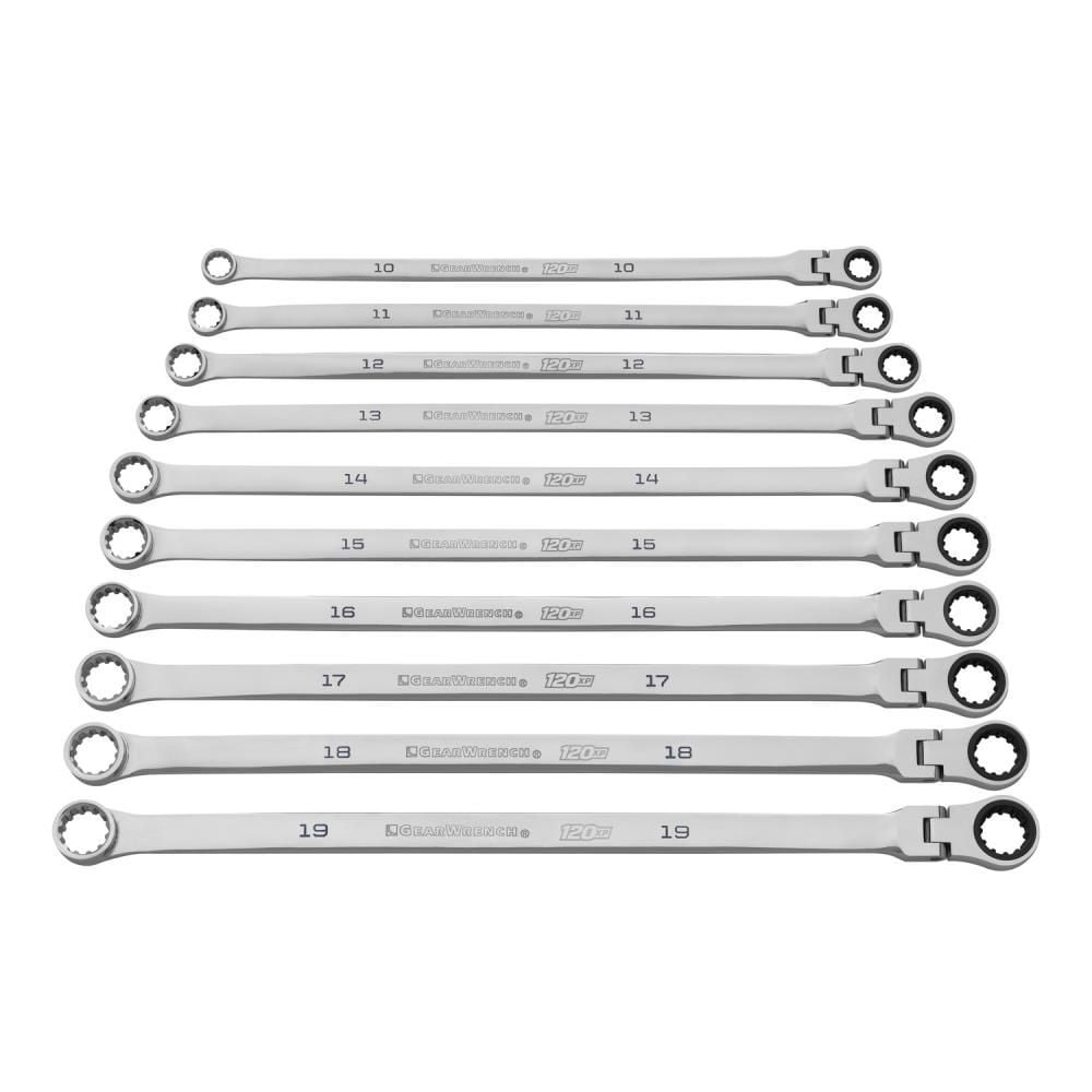 GEARWRENCH 120XP Ratcheting Metric Wrench Set 10 Pieces, large image number 1
