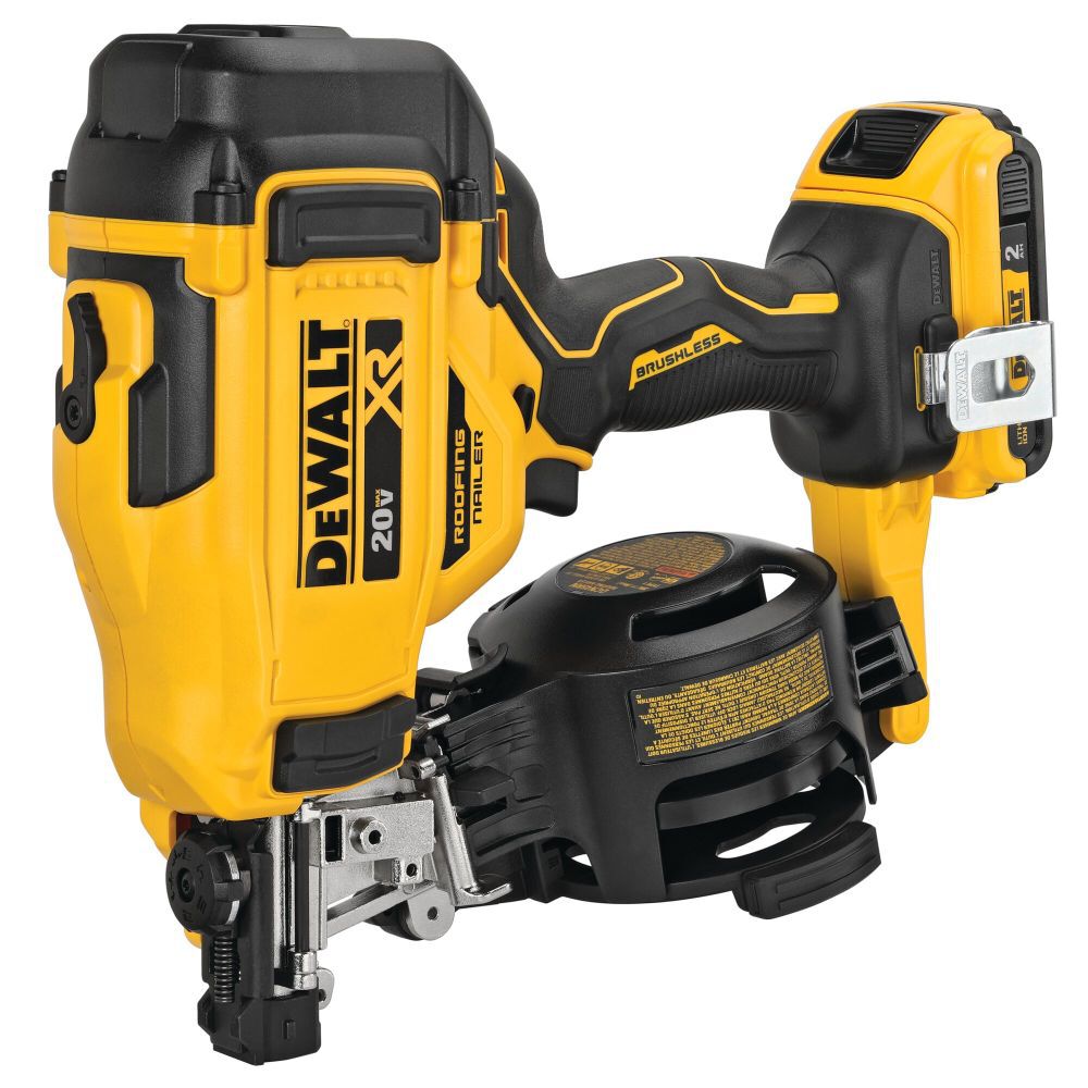 Milwaukee roofing nail gun cordless clearance