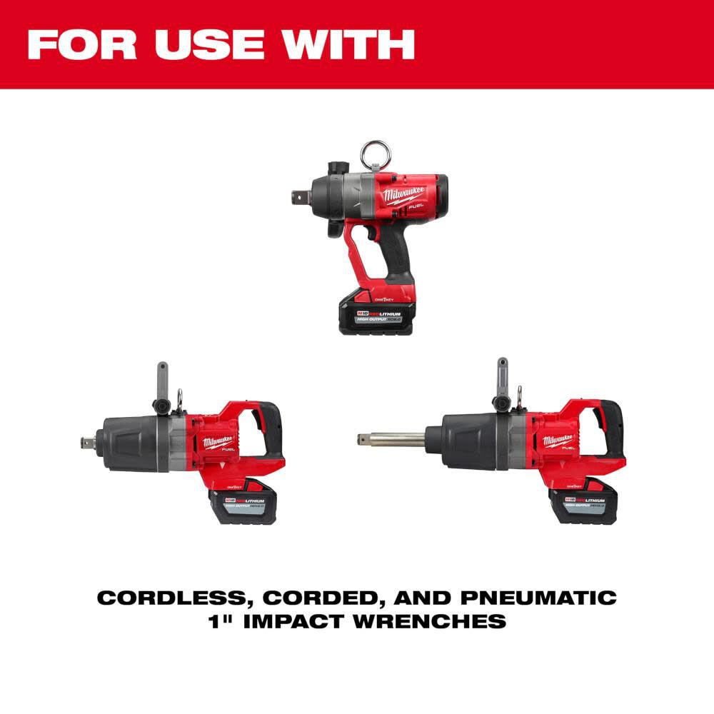 Milwaukee SHOCKWAVE Impact Duty 1 in Drive 1-1/4 in Thin Wall Extra Deep 6 Point Socket, large image number 3