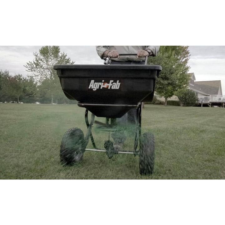 Agri-Fab 85 Lbs 14200 Sq Ft Push Broadcast Spreader for Seed and Fertilizer, large image number 4