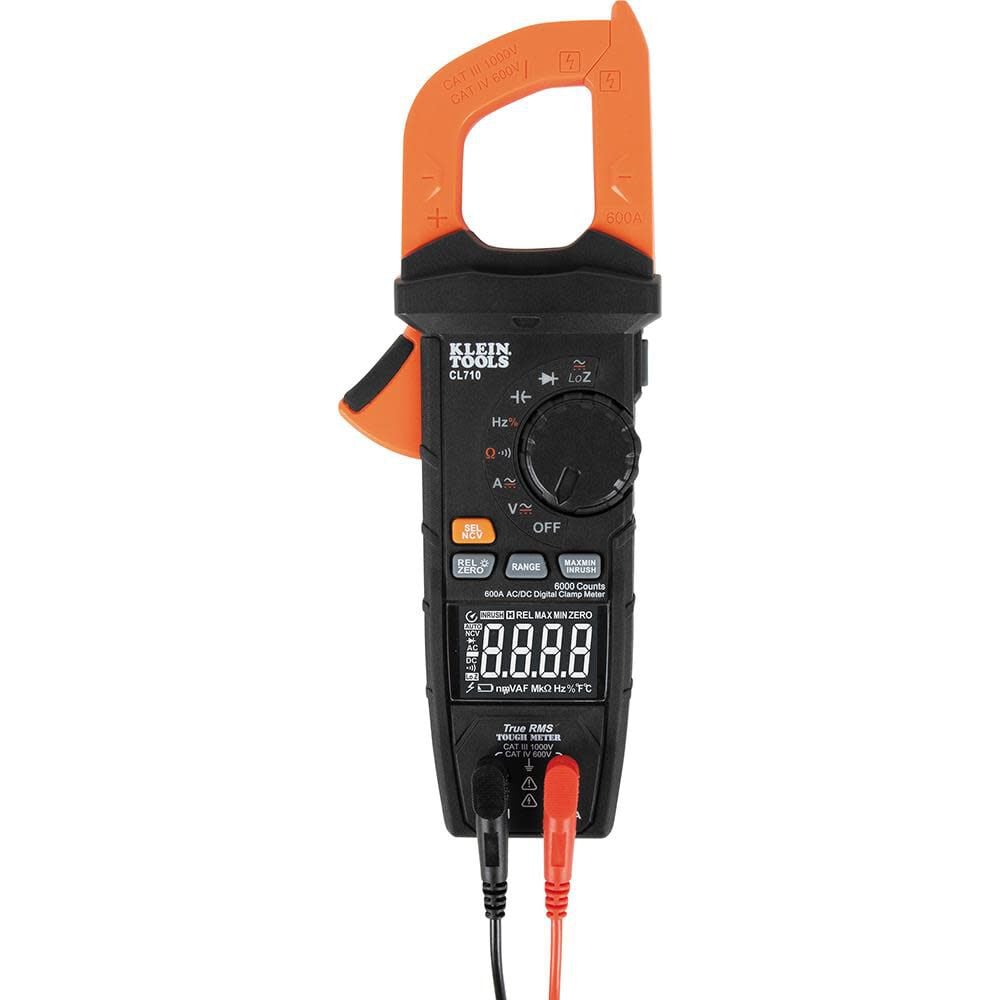 Klein Tools 600A AC/DC Auto-Ranging TRMS Clamp Meter, large image number 14