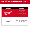 Milwaukee 1inch-2inch Universal Pipe Threading Dies HIGH SPEED FOR STAINLESS NPT, small image number 4