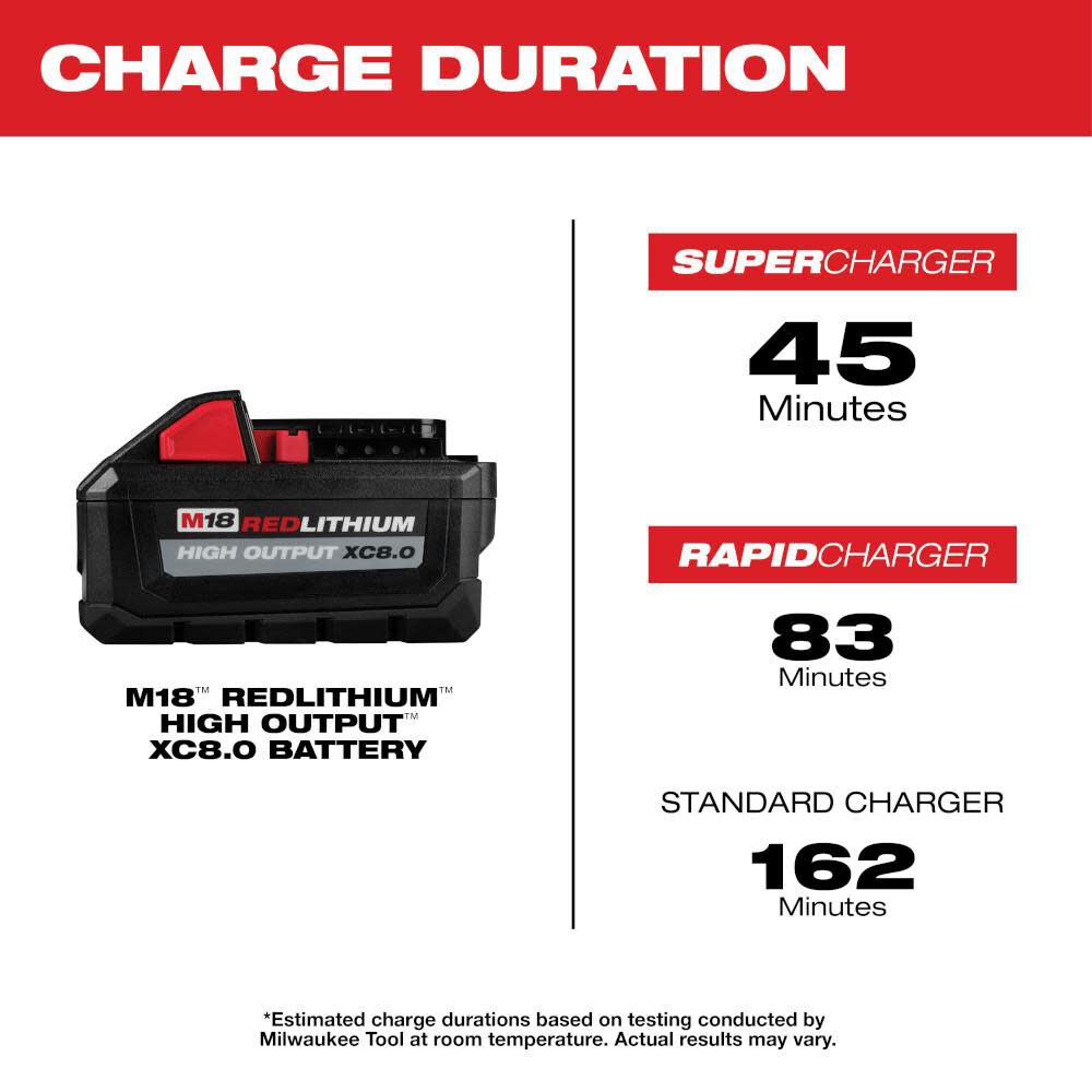 Milwaukee m18 battery xc 8.0 sales