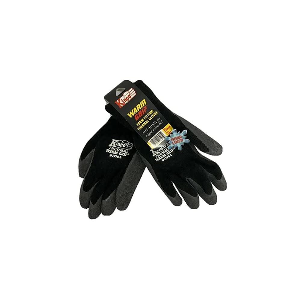 Kinco Black Acrylic Thermal Knit & Latex Palm Glove, large image number 5