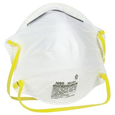 Protective Industrial Products Safety Works N95 Disposable Harmful Dust Respirator 20pk