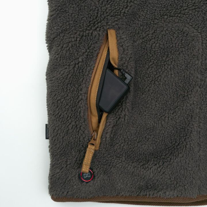 Mobile Warming Men's Sherpa Vest, large image number 3