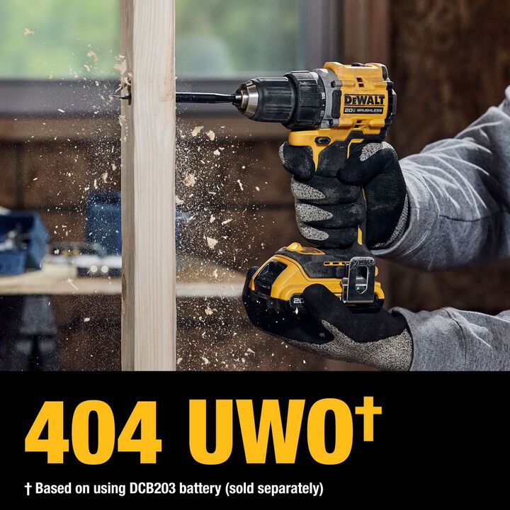 DEWALT Atomic Compact Series 20V Max Brushless Cordless 1/2 Inch & 20V Max XR 5Ah Battery 2 Pack Bundle, large image number 4