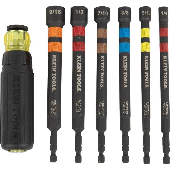 Klein Tools 1/4 Inch Mag Hollow Power Nut Driver, large image number 6