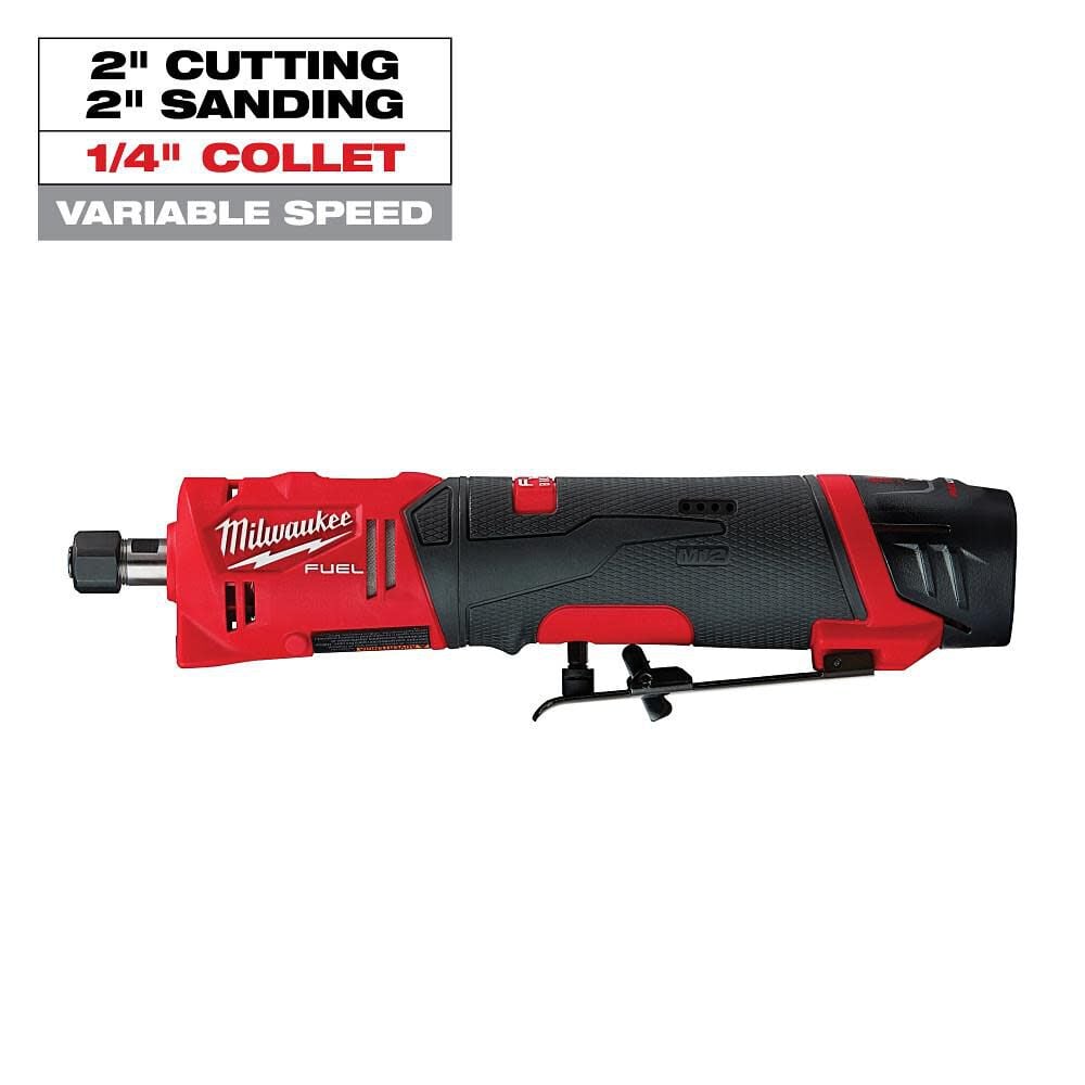 Milwaukee M12 Fuel Straight Die Grinder 2 Battery Kit 2486 22 simolary.com 33 Milwaukee M12 Fuel Straight Die Grinder 2 Battery Kit 2486 22 - Image 14