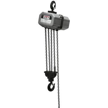 JET 5SS-1C-15 5-Ton Electric Chain Hoist 1-Phase 15 Ft. Lift, large image number 0