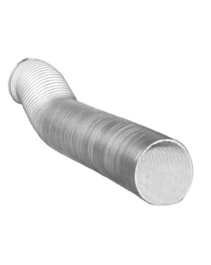 LB White 8in x 12' White Distribution Duct Kit For Premier 40 Heater, large image number 1
