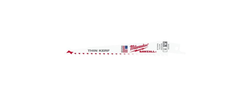 Milwaukee 6 in. 5 TPI SAWZALL Blades 5PK, large image number 10