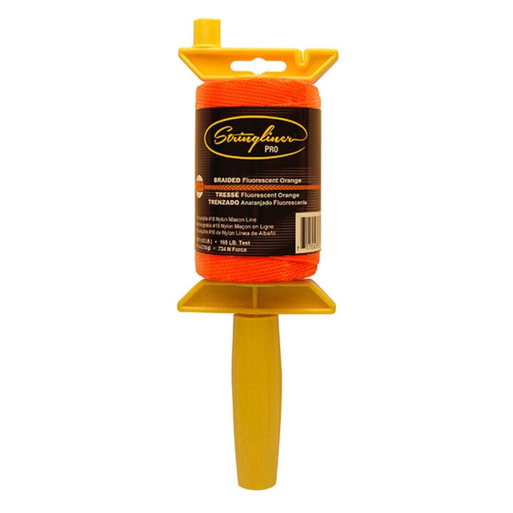 Stringliner Pro Braided Fluorescent Orange 500 ft