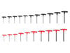 Tekton Ball End Hex T-Handle Key Set 21 Piece 5/64 - 3/8 Inch 2 - 10 mm, small image number 1