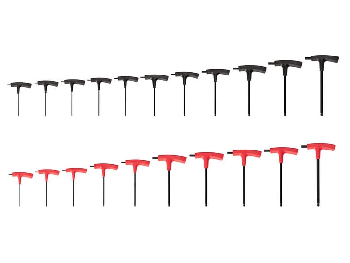 Tekton Ball End Hex T-Handle Key Set 21 Piece 5/64 - 3/8 Inch 2 - 10 mm