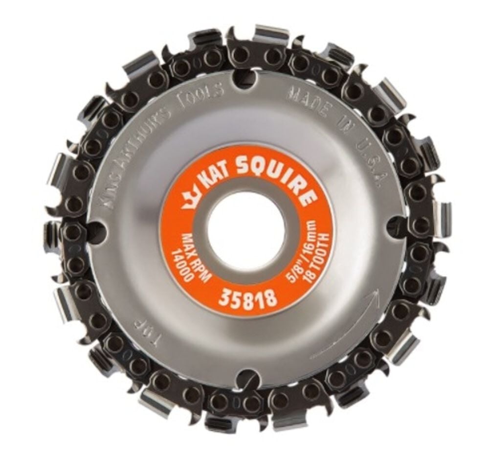 King Arthurs Tools Squire 18 Tooth Chain Saw Cutter with 5/8 Center, large image number 2