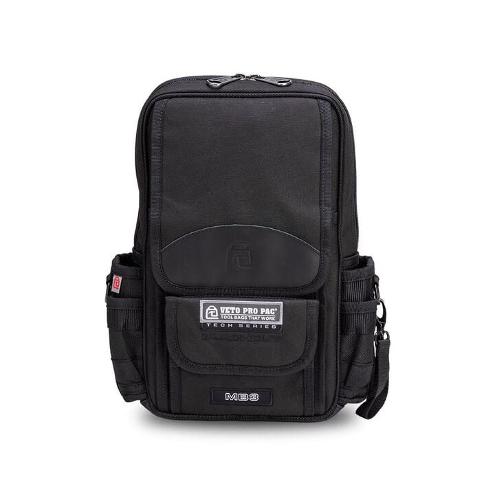 Veto Pro Pac Zippered Large Compact Meter Bag with Sling Strap, Black