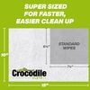 Crocodile Cloth Biodegradable Multipurpose Oversized Cleaning Cloths 1 Pack/80 Cloths, small