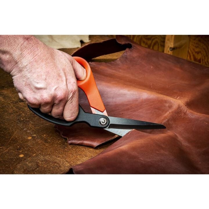 Crescent Wiss 10in Tradesman Shears Offset Right Hand Titanium Coated, large image number 5