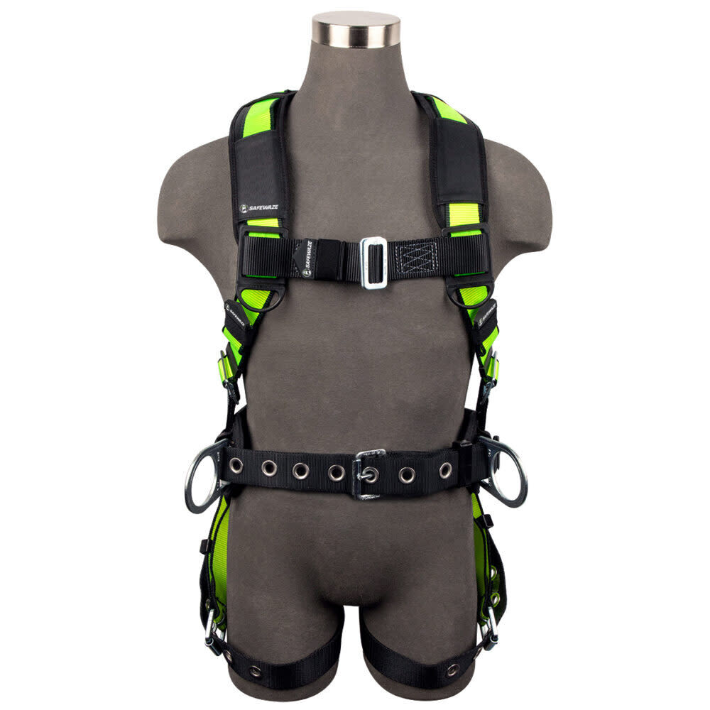Safewaze PRO Construction Harness: 3D, MB Chest, TB Legs, large image number 1