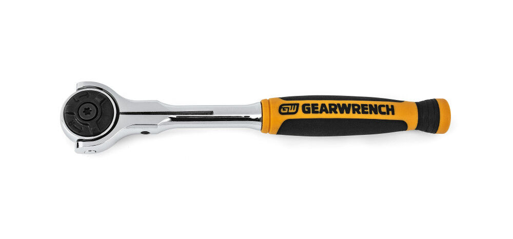 GEARWRENCH 1/4 Inch Drive 72-Tooth Dual Material Roto Ratchet 6-3/4 Inch, large image number 1