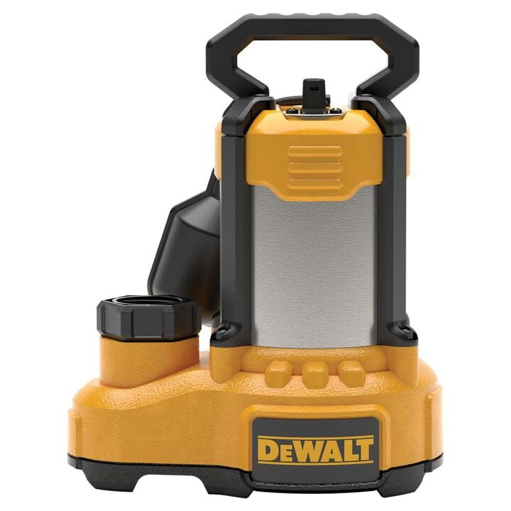 DEWALT 1/2HP Stainless Steel Cast Iron Submersible Sump Pump with Float Switch, large image number 6