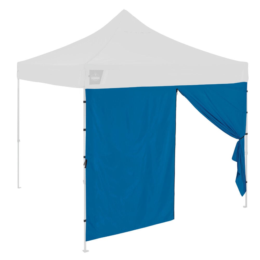 Ergodyne 10 Ft Pop-Up Tent Zipper Door Sidewall Blue, large image number 1