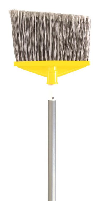 Rubbermaid Broom 1 In. Aluminum Handle Flagged Polypropylene Fill
