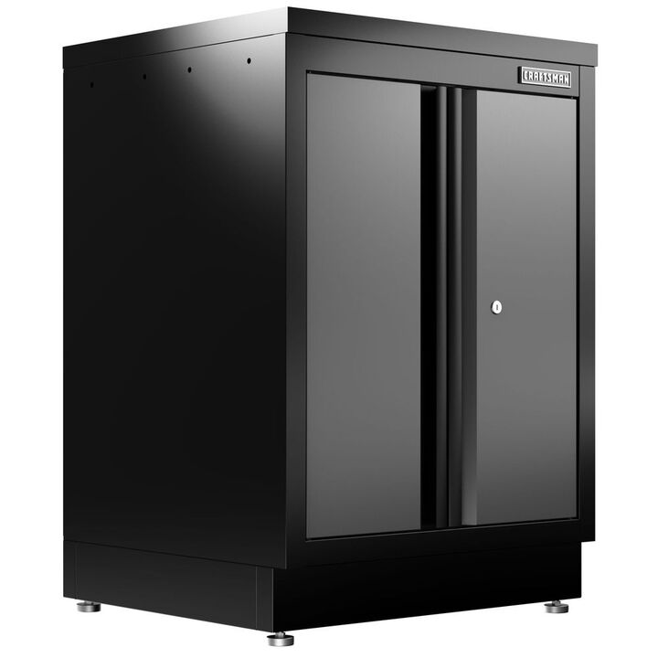 CRAFTSMAN Welded 2-Door Base Cabinet Black and Gray, large image number 3