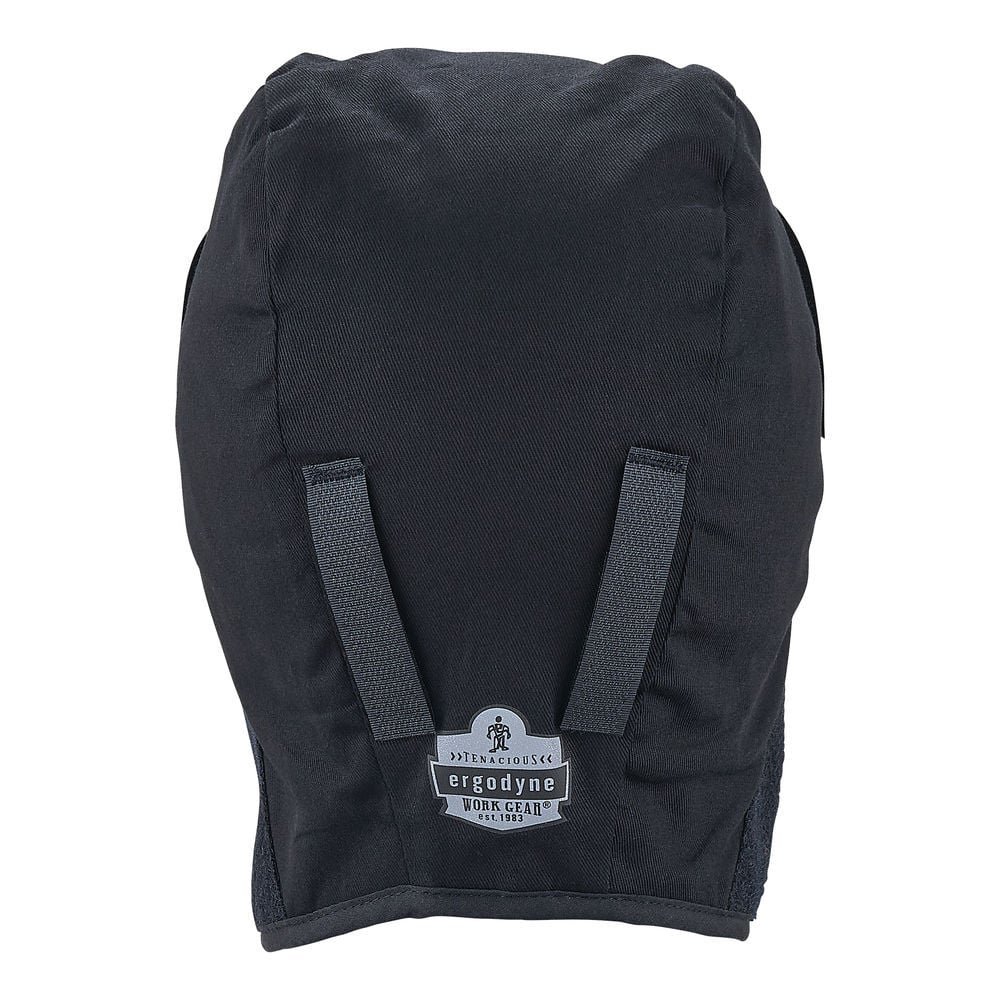 Ergodyne 6848 Short Fleece Winter Hard Hat Liner L/XL Black, large image number 9