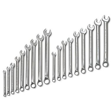 Proto Fractional and Metric Combination Wrench Set 12 Point 18pc