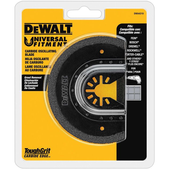 DEWALT Oscillating Carbide Grout Removal Blade, large image number 1