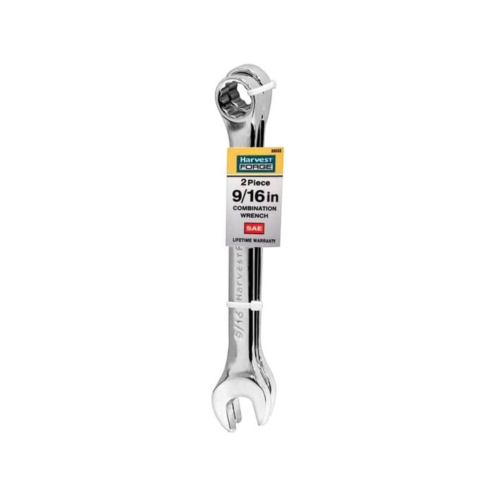Allied International Harvest Forge 9/16 Inch Alloy Steel Combination Wrench Set, 2 Pieces, large image number 1